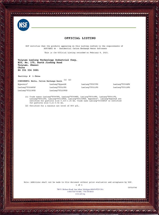 NSF44 Certifed-2