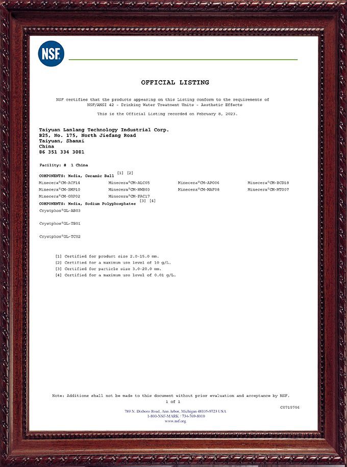 NSF42 Certifed-2